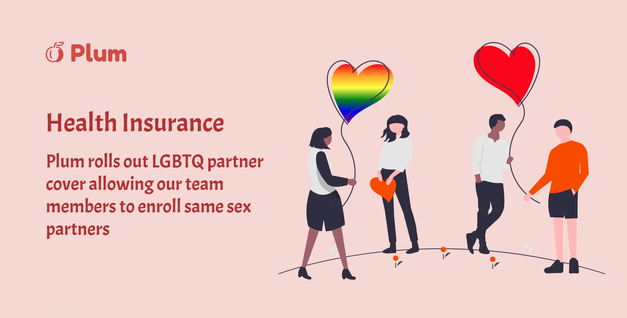 LGBTQ Partners now Included in Corporate Health Insurance by Plum